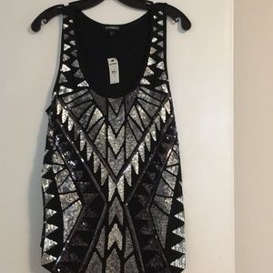 Brand need express sequin tank!